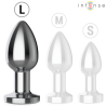 Intense - Plug Anal 10 Vibrations Métal Avec Télécommande L